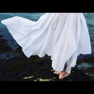 Breezy boho white dress